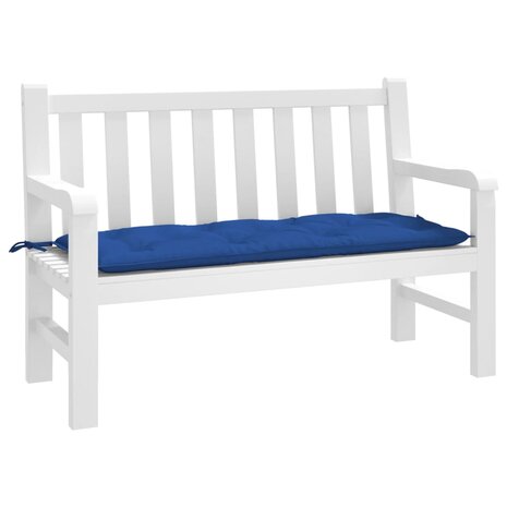 Tuinbankkussen 120x50x7 cm oxford stof blauw 1