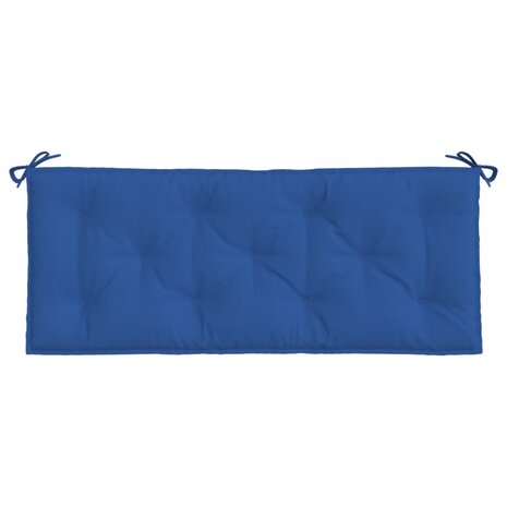 Tuinbankkussen 120x50x7 cm oxford stof blauw 4
