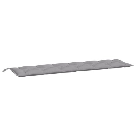 Tuinbankkussen 200x50x7 cm oxford stof grijs 2