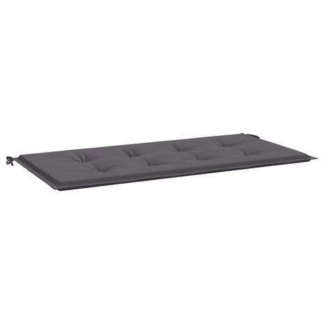 Tuinbankkussen 100x50x3 cm oxford stof antracietkleurig 2