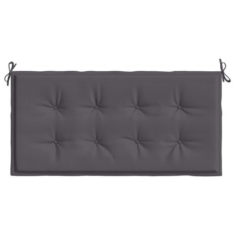 Tuinbankkussen 100x50x3 cm oxford stof antracietkleurig 4