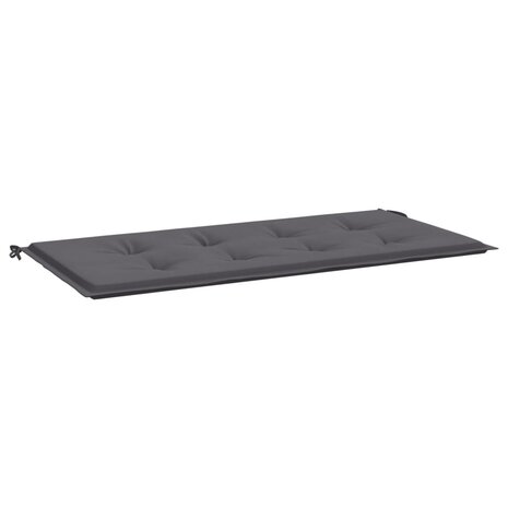 Tuinbankkussen 120x50x3 cm oxford stof antracietkleurig 2