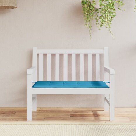 Tuinbankkussen 120x50x3 cm oxford stof blauw 1