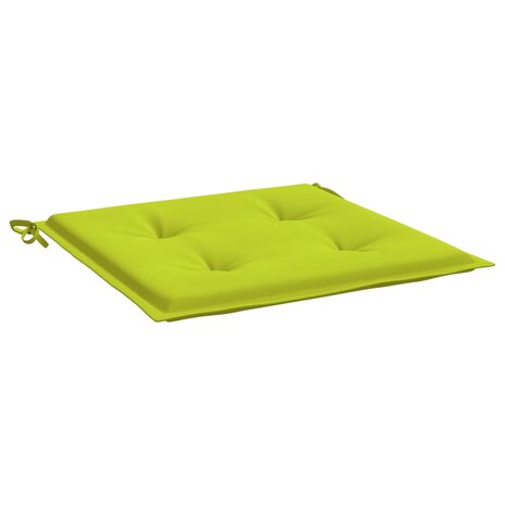 Tuinstoelkussens 4 st 50x50x3 cm oxford stof felgroen 3