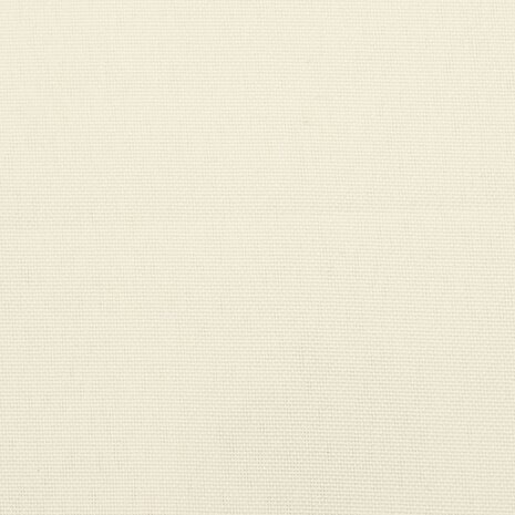 Stoelkussens 2 st 40x40x7 cm stof crèmewit 7