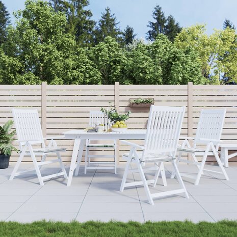Tuinstoelkussens 4 st bladpatroon 50x50x3 cm stof 1