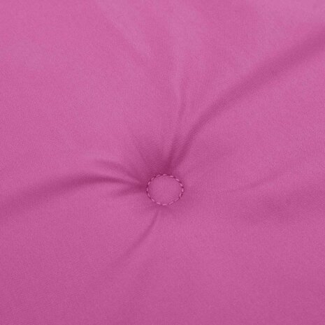 Tuinstoelkussens 4 st 50x50x3 cm stof roze 6