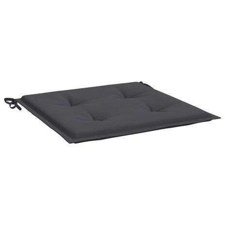 Tuinstoelkussens 4 st 40x40x3 cm oxford stof antracietkleurig 3