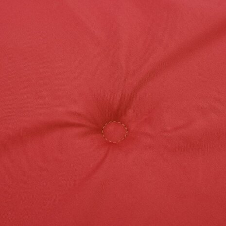 Tuinstoelkussens 2 st 50x50x3 cm stof rood 6