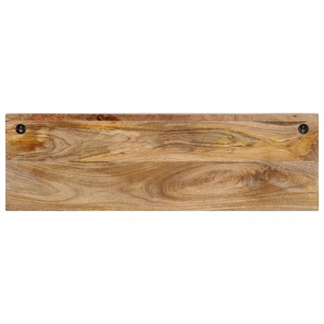 Wandkapstok met 5 haken massief mangohout 3