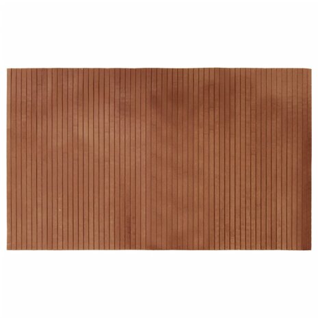 Vloerkleed rechthoekig 60x100 cm bamboe bruin 2