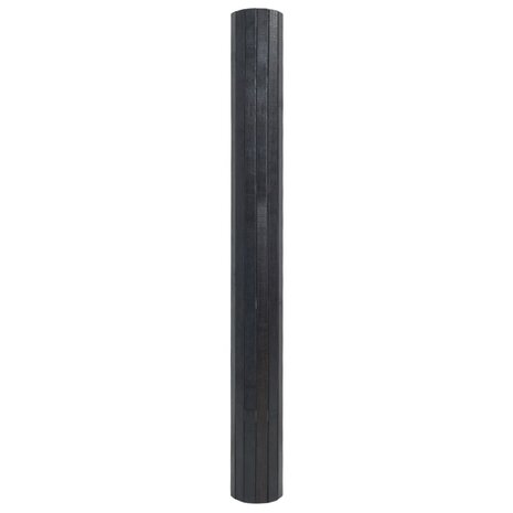 Vloerkleed rechthoekig 60x400 cm bamboe grijs 3