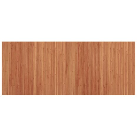 Vloerkleed rechthoekig 80x200 cm bamboe bruin 2