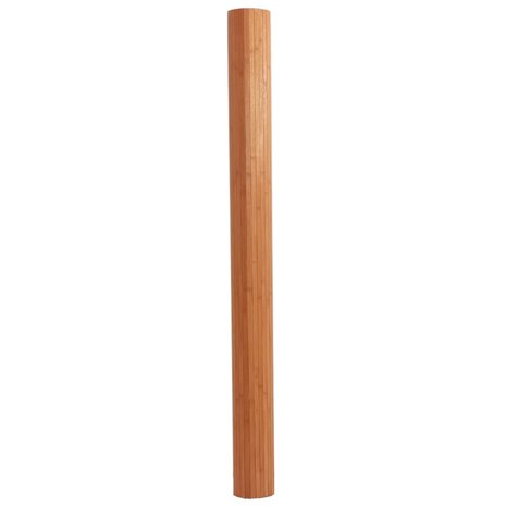 Vloerkleed rechthoekig 80x300 cm bamboe bruin 3
