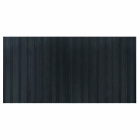 Vloerkleed rechthoekig 100x200 cm bamboe grijs 2