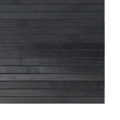 Vloerkleed rechthoekig 100x200 cm bamboe grijs 6