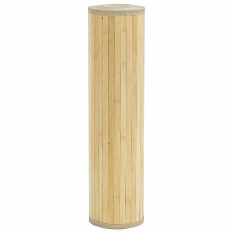 Vloerkleed rechthoekig 60x300 cm bamboe lichtnaturel 3