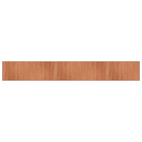 Vloerkleed rechthoekig 70x500 cm bamboe bruin 2