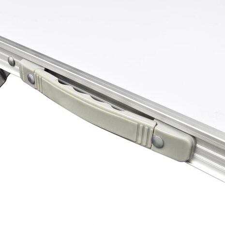 Campingtafel inklapbaar en verstelbaar aluminium 120 x 60 cm 4 stoelen 7