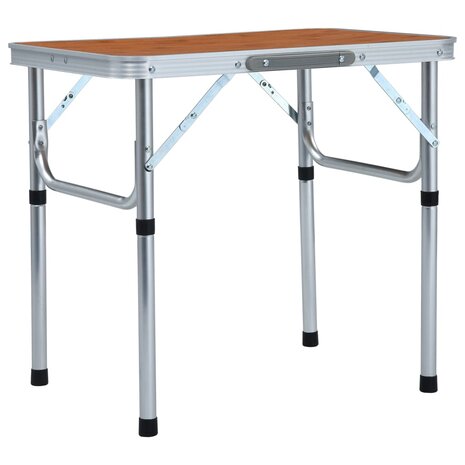 Campingtafel inklapbaar 60x45 cm aluminium 1