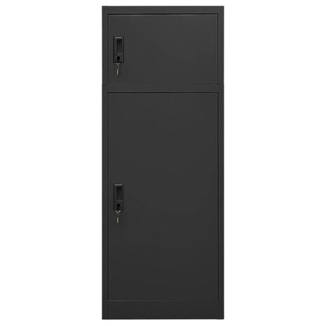 Zadelkast 53x53x140 cm staal antracietkleurig 2