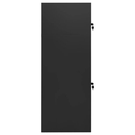 Zadelkast 53x53x140 cm staal antracietkleurig 3