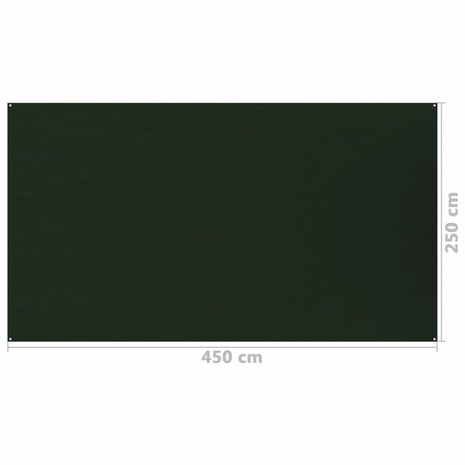 Tenttapijt 250x450 cm donkergroen 4