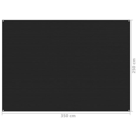 Tenttapijt 250x350 cm zwart 4