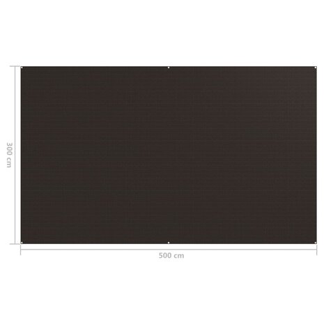 Tenttapijt 300x500 cm bruin 4