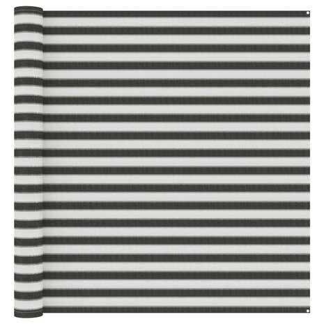 Tenttapijt 300x500 cm antracietkleurig en wit 1