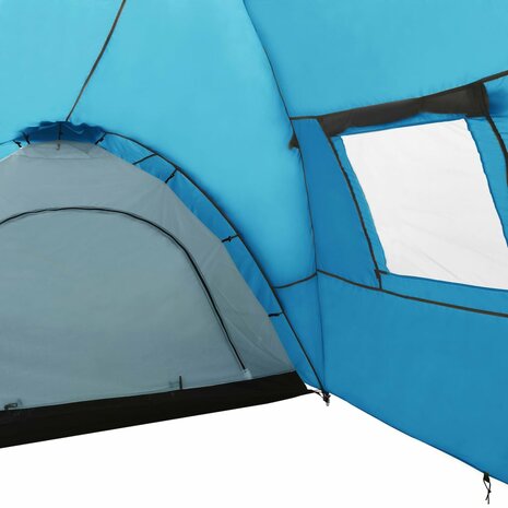 Iglotent 8-persoons 650x240x190 cm blauw 8