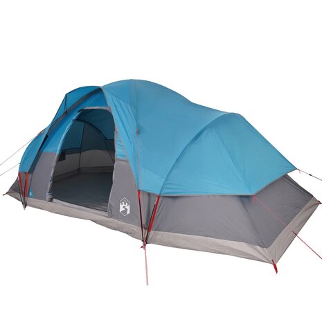 Koepeltent 9-persoons waterdicht blauw 5