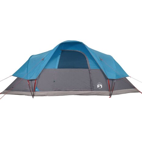 Koepeltent 9-persoons waterdicht blauw 6