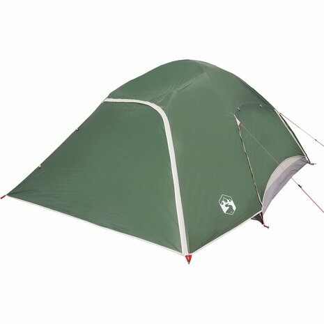 Koepeltent 6-persoons waterdicht groen 4
