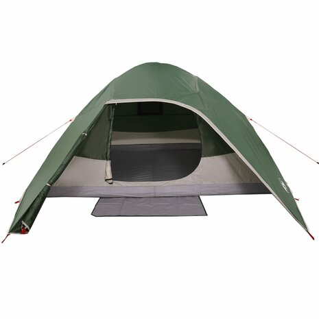 Koepeltent 6-persoons waterdicht groen 7