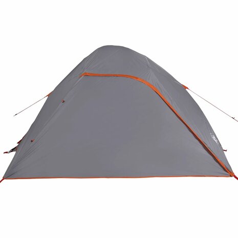Koepeltent 6-persoons waterdicht grijs 6