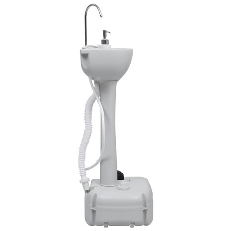 Kampeerwasbak met tent draagbaar 20 L 10