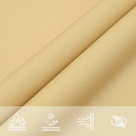 Zonnezeil 3x3x3 m 100% polyester oxford zandkleurig 7