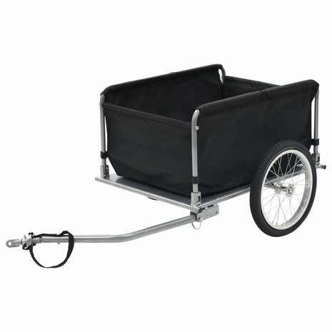 Fietstrailer 65 kg zwart en geel 3