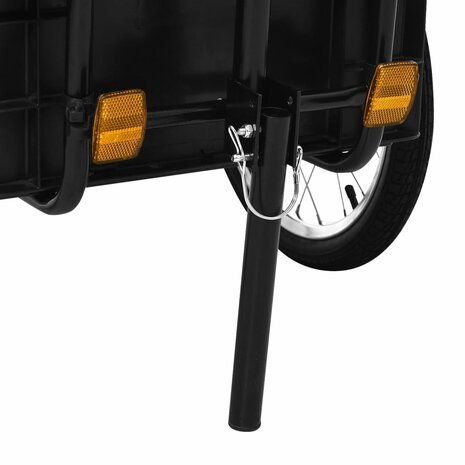 Fietstrailer/trekwagen 155x60x83 cm staal blauw 7