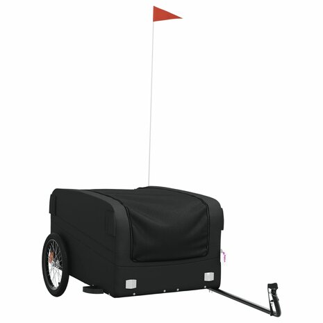 Fietstrailer 45 kg ijzer zwart 2