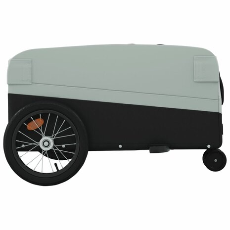 Fietstrailer 45 kg ijzer zwart en grijs 7