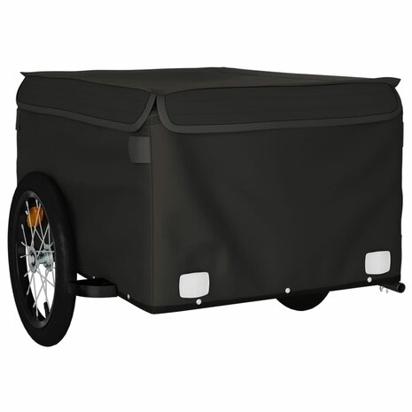 Fietstrailer 45 kg ijzer zwart 3