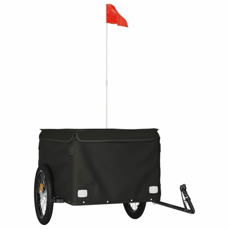 Fietstrailer 45 kg ijzer zwart 2