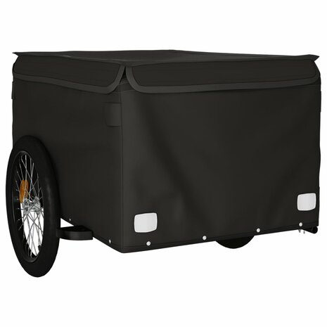 Fietstrailer 45 kg ijzer zwart 4