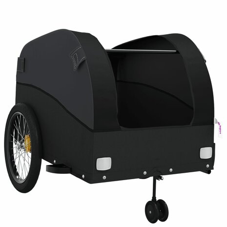Fietstrailer 45 kg ijzer zwart 5