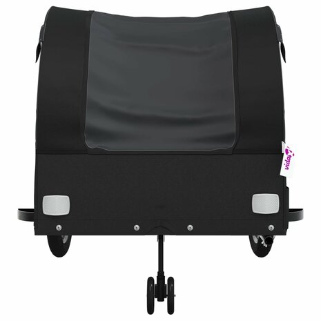 Fietstrailer 45 kg ijzer zwart 6
