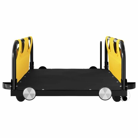 Fietstrailer oxford stof en ijzer geel 5