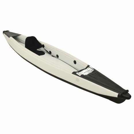 Kajak opblaasbaar 375x72x31 cm polyester zwart 2