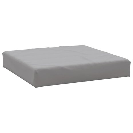 Palletkussens 2 st stof grijs 5